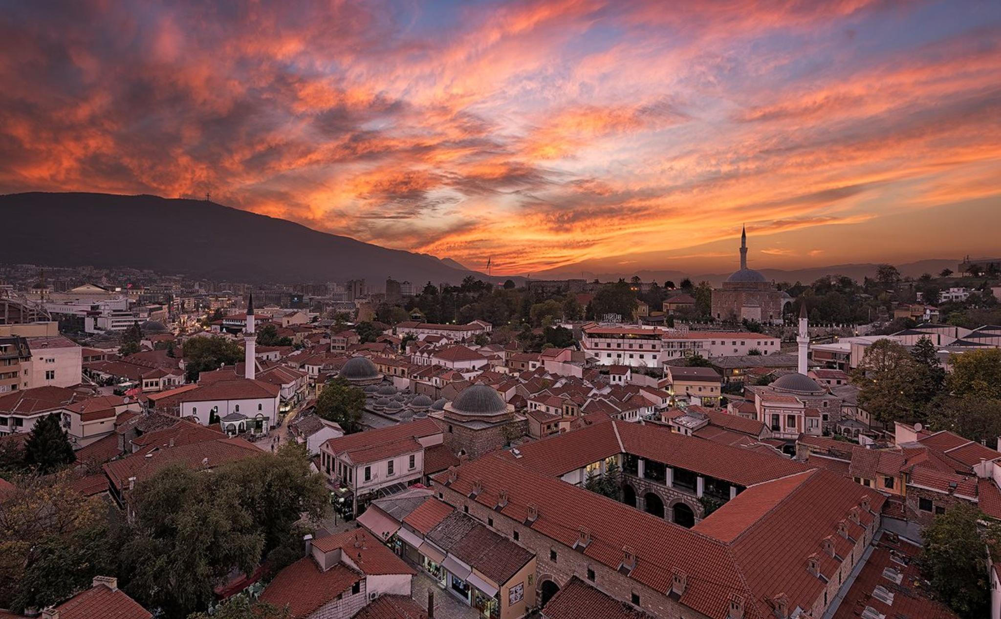 Hotel Arka Skopje Esterno foto